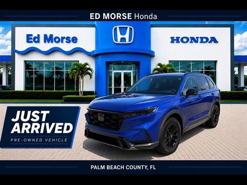 Blue 2025 Honda CR-V Hybrid Sport FWD
