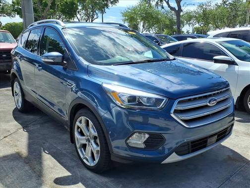 Blue Metallic 2018 Ford Escape Titanium