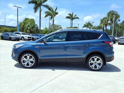 Blue Metallic 2018 Ford Escape Titanium