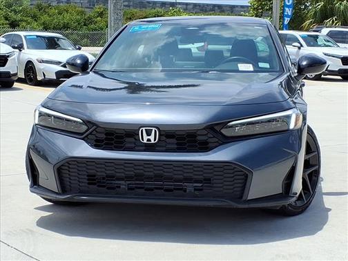 Gray 2025 Honda Civic Sport
