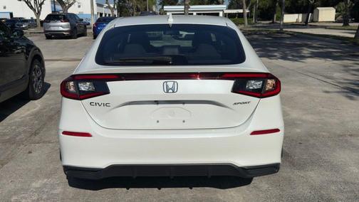 Platinum White Pearl 2024 Honda Civic Sport