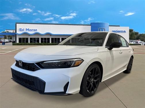 Platinum White Pearl 2026 Honda Civic Sport