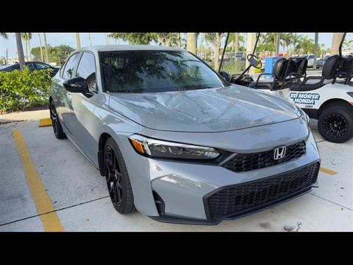Gray 2026 Honda Civic Sport