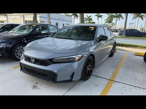 Gray 2026 Honda Civic Sport