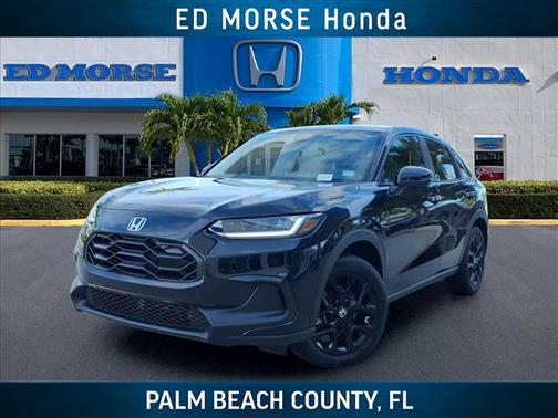 Crystal Black Pearl 2025 Honda HR-V 2WD Sport