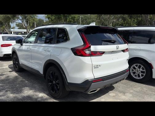Platinum White Pearl 2023 Honda CR-V Hybrid Sport Touring AWD