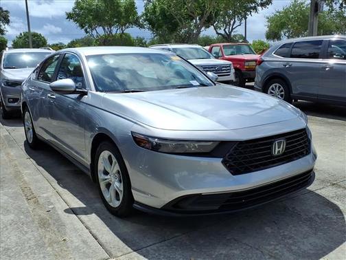 Solar Silver Metallic 2024 Honda Accord LX 1.5T