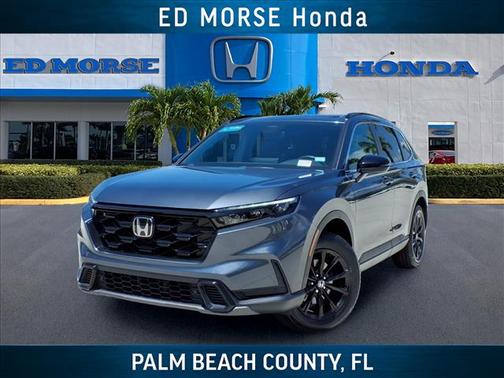 Gray 2024 Honda CR-V Hybrid Sport AWD