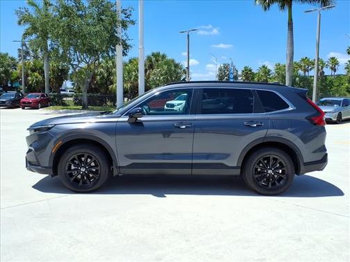 Gray 2024 Honda CR-V Hybrid Sport AWD