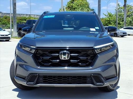 Gray 2024 Honda CR-V Hybrid Sport AWD
