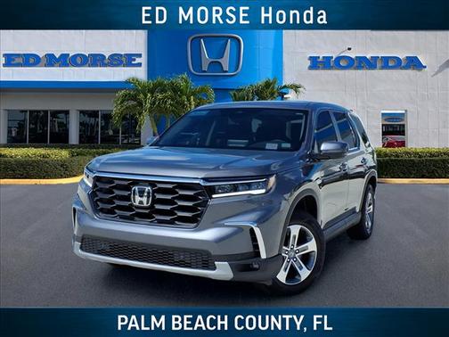 Modern Steel Metallic 2025 Honda Pilot EX-L