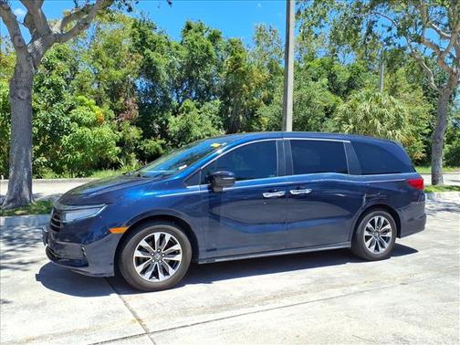 Obsidian Blue Pearl 2021 Honda Odyssey EX-L