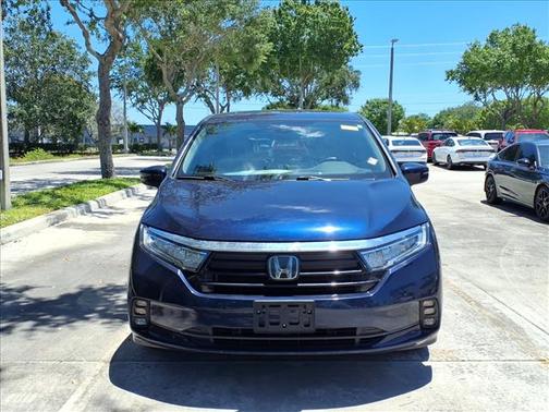 Obsidian Blue Pearl 2021 Honda Odyssey EX-L