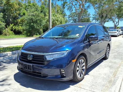 Obsidian Blue Pearl 2021 Honda Odyssey EX-L