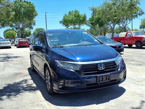 Obsidian Blue Pearl 2021 Honda Odyssey EX-L