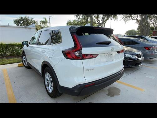 Platinum White Pearl 2025 Honda CR-V LX 2WD