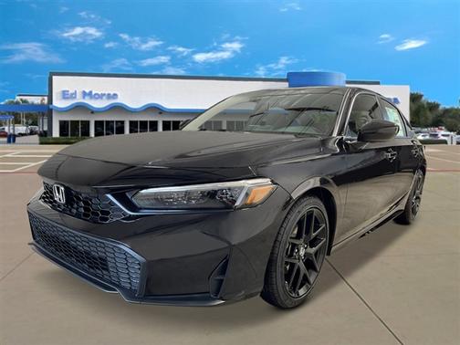 Bk/Raven Black 2026 Honda Civic Sport Sedan