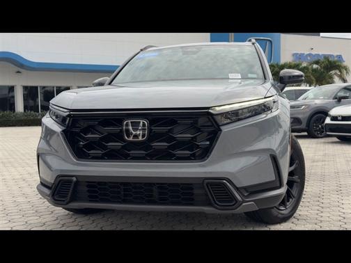 Gray 2025 Honda CR-V Hybrid Sport FWD