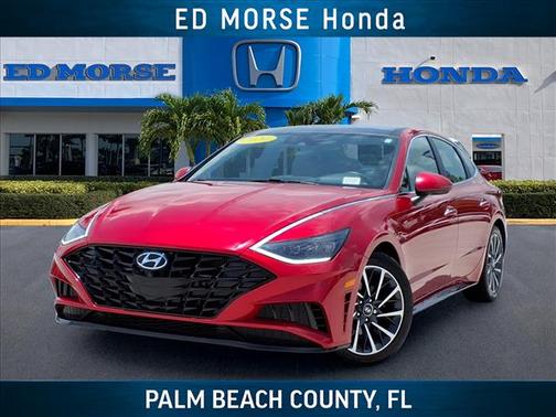 Calypso Red 2020 Hyundai SONATA Limited