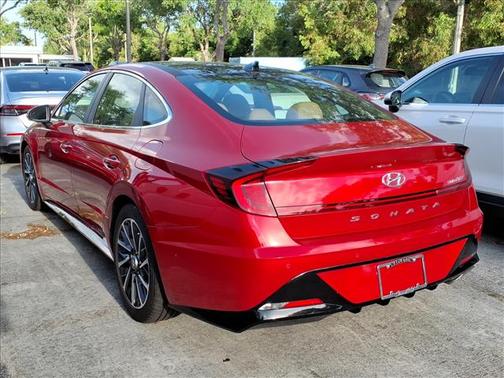 Calypso Red 2020 Hyundai SONATA Limited
