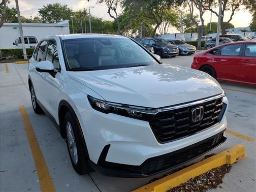 Platinum White Pearl 2025 Honda CR-V EX 2WD