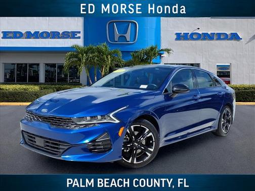 Sapphire Blue 2021 Kia K5 GT-Line