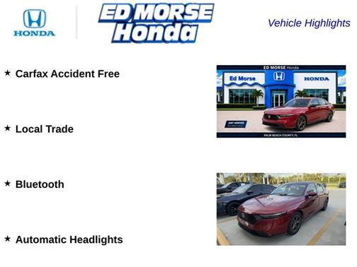 Radiant Red Metallic 2023 Honda Accord EX