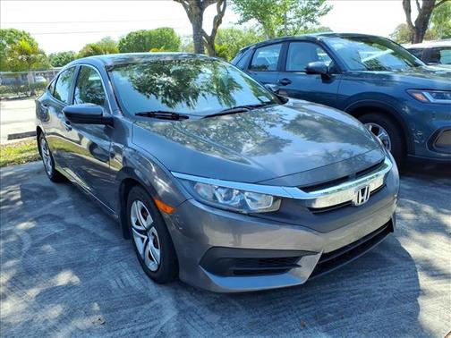 Gray 2018 Honda Civic LX