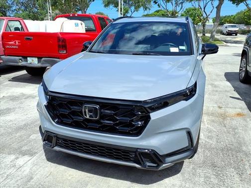 Gray 2025 Honda CR-V Hybrid Sport FWD