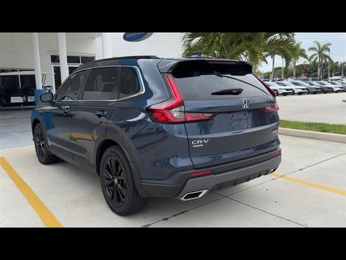 Blue 2025 Honda CR-V Hybrid Sport Touring AWD