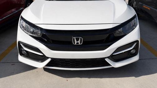 Platinum White Pearl 2021 Honda Civic Sport