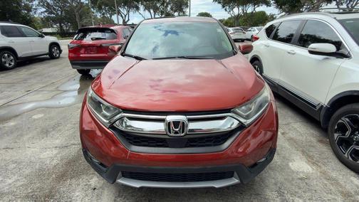 Red 2018 Honda CR-V EX