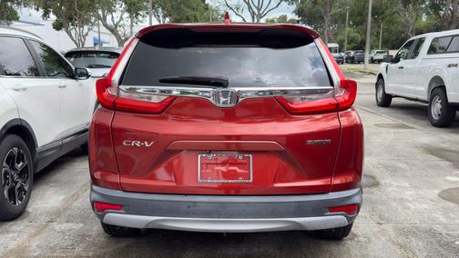 Red 2018 Honda CR-V EX