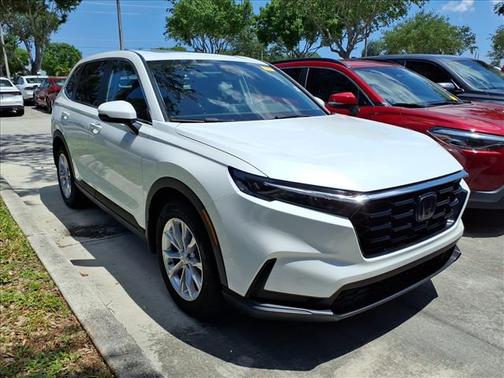 Platinum White Pearl 2023 Honda CR-V EX