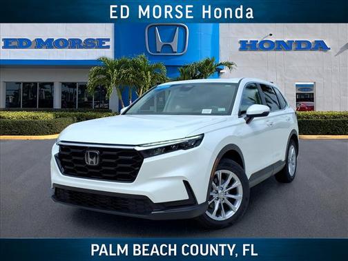 Platinum White Pearl 2023 Honda CR-V EX