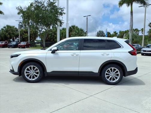 Platinum White Pearl 2023 Honda CR-V EX