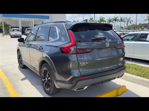 Gray 2025 Honda CR-V Hybrid Sport FWD