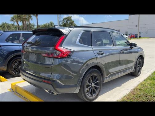 Gray 2025 Honda CR-V Hybrid Sport FWD