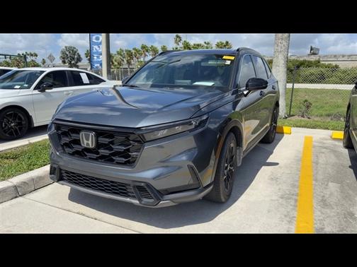 Gray 2025 Honda CR-V Hybrid Sport FWD