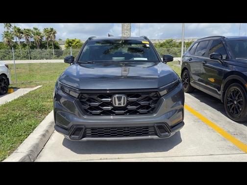 Gray 2025 Honda CR-V Hybrid Sport FWD