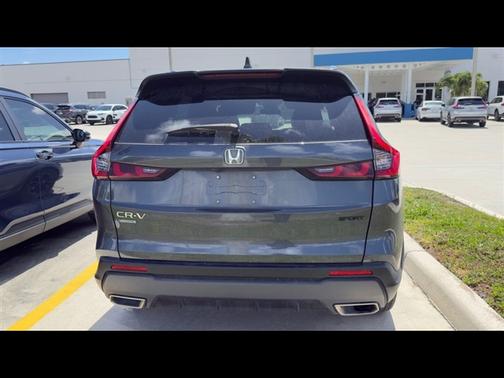 Gray 2025 Honda CR-V Hybrid Sport FWD