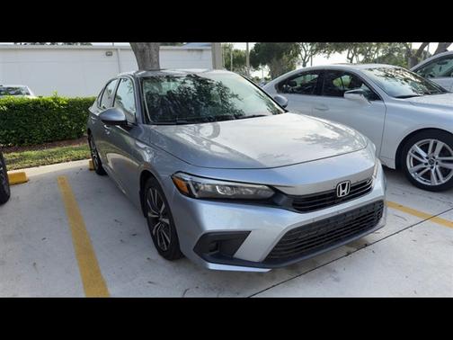 Lunar Silver Metallic 2024 Honda Civic EX