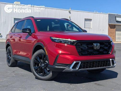 Radiant Red Metallic 2026 Honda CR-V Hybrid Sport Touring AWD