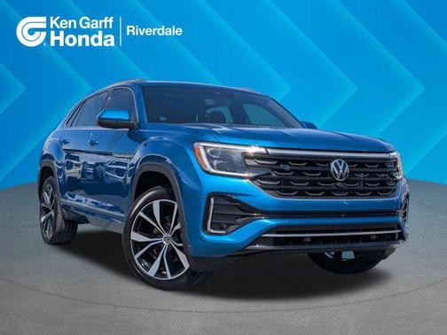 Blue Metallic 2024 Volkswagen Atlas Cross Sport 2.0T SEL Premium