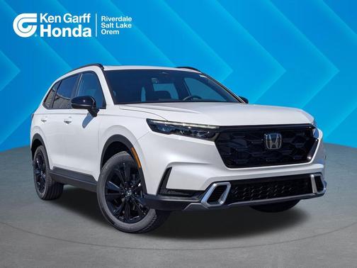 Platinum White Pearl 2026 Honda CR-V Hybrid Sport Touring AWD