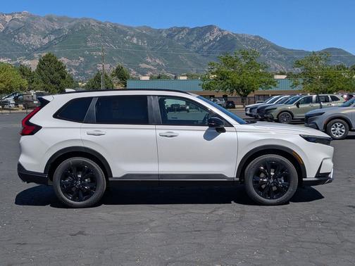 Platinum White Pearl 2026 Honda CR-V Hybrid Sport Touring AWD