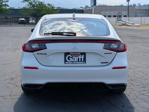 Platinum White Pearl 2026 Honda Civic Hybrid Sport