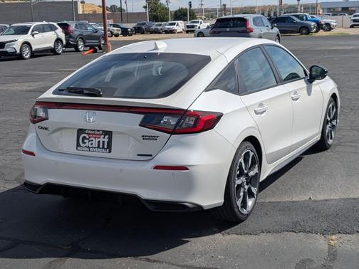 Platinum White Pearl 2026 Honda Civic Hybrid Sport Touring