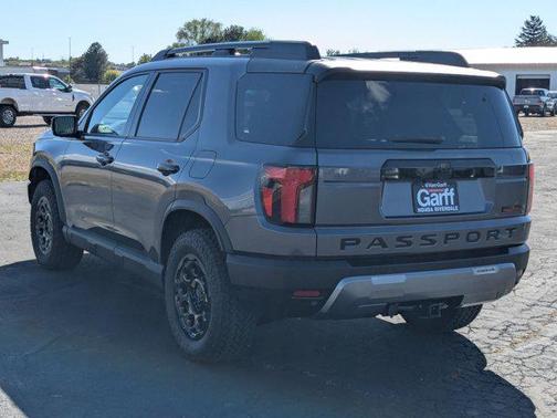 Modern Steel Metallic 2026 Honda Passport AWD TrailSport Elite Blackout