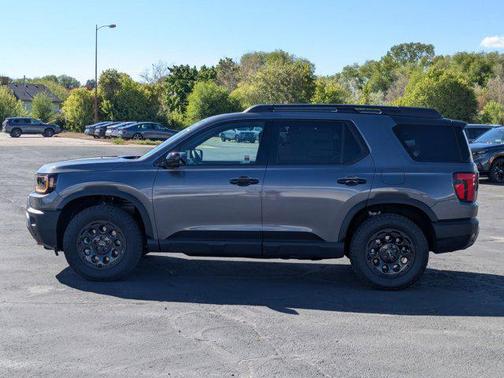 Modern Steel Metallic 2026 Honda Passport AWD TrailSport Elite Blackout
